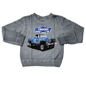 Character Boy's Long Sleeve Soft Graphic Tee Pullover - Chevy